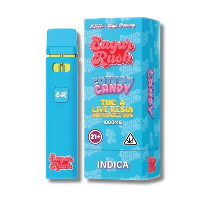 SugarRush - Live Resin Vape - Cotton Candy - 2.5G