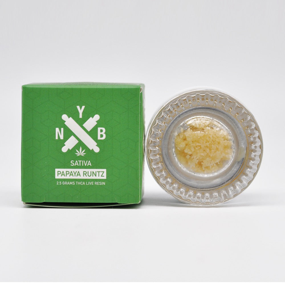 NYB Labs - Live Resin Dab - Papaya Runtz - 2.5G